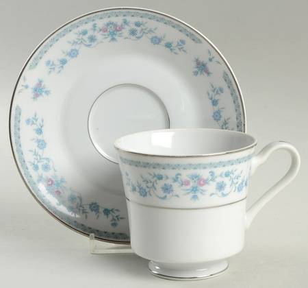 Patricia Footed Cup & Saucer Set