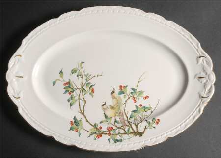 Cherry Branch 15" Oval Serving Platter