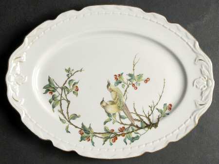 Cherry Branch 12" Oval Serving Platter