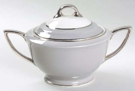 Countess Margaret Rose Gray (Platinum Trim) Sugar Bowl & Lid