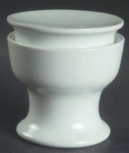 Contempri White Sugar Bowl & Lid