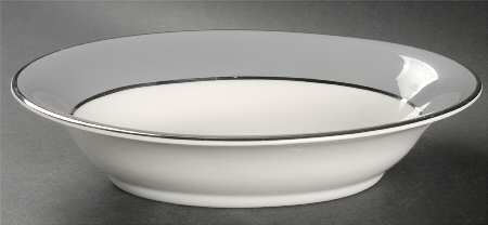 Countess Silver Wheat Gray 10" Oval Vegetable Bowl