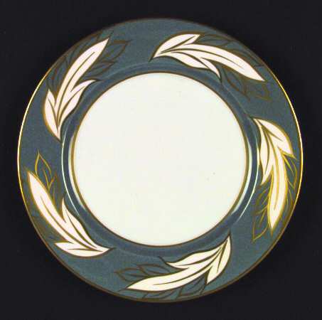 Queen Anne Teal Salad Plate