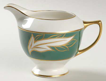 Queen Anne Teal Creamer
