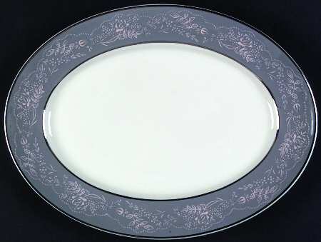 Queens Lace 11" Oval Serving Platter