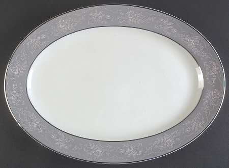 Queens Lace 15" Oval Serving Platter