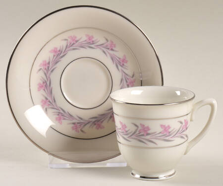 Romance Footed Demitasse Cup & Saucer Set
