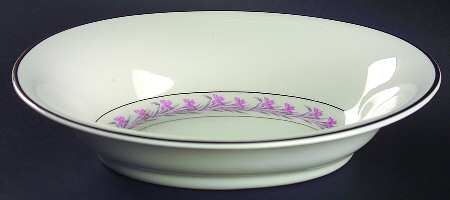 Romance 10" Oval Vegetable Bowl