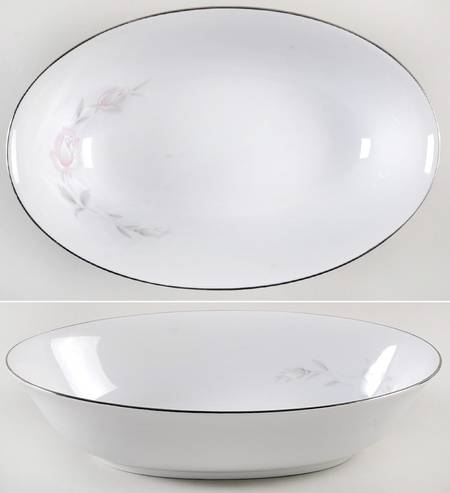 Solitaire 10" Oval Vegetable Bowl by Royal M-Mita
