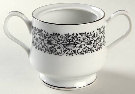 Midnight Lace Sugar Bowl No Lid