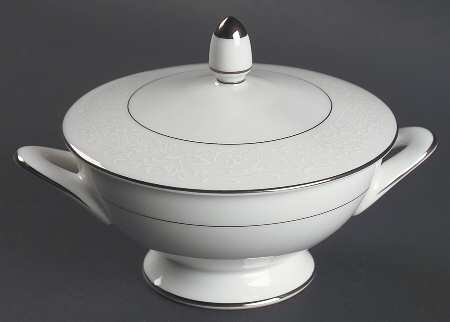 White Lace Sugar Bowl & Lid