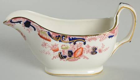 Arcadia Red and Blue (Smooth) Gravy Boat
