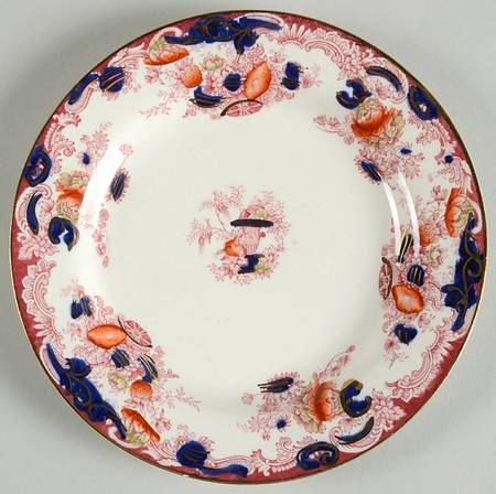 Arcadia Red and Blue (Smooth) Dessert/Pie Plate