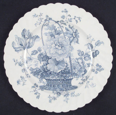 Charlotte Blue Salad Plate