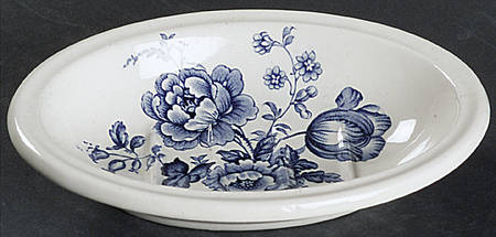Charlotte Blue Soap Dish