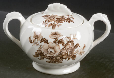 Charlotte Brown Sugar Bowl & Lid