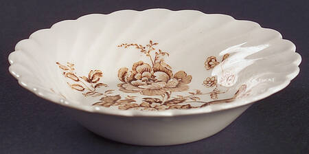 Charlotte Brown Fruit/Dessert (Sauce) Bowl