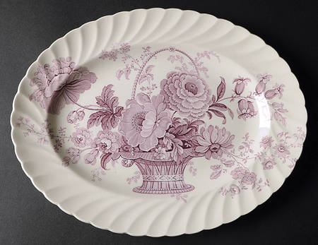Charlotte Lavender 11" Oval Serving Platter