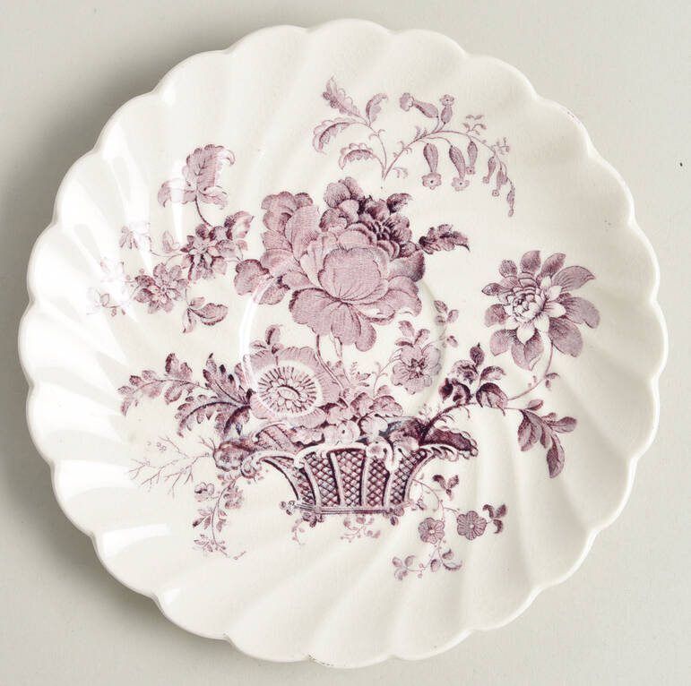 Charlotte Lavender Saucer