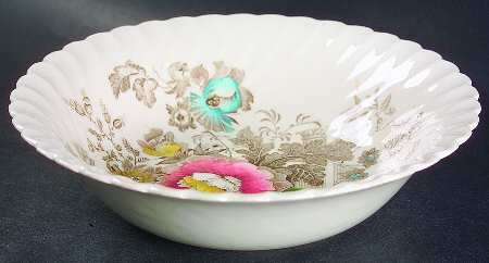 Charlotte Multicolor 8" Round Vegetable Bowl