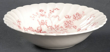 Charlotte Pink (Scalloped) Coupe Cereal Bowl