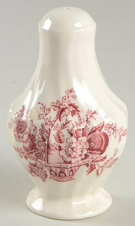 Charlotte Pink (Scalloped) Salt Shaker