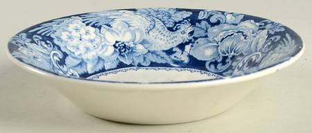 Davenport Blue (No Trim) Fruit/Dessert (Sauce) Bowl