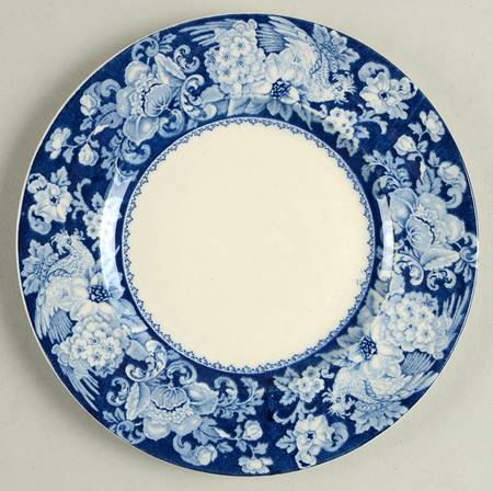 Davenport Blue (No Trim) Bread & Butter Plate