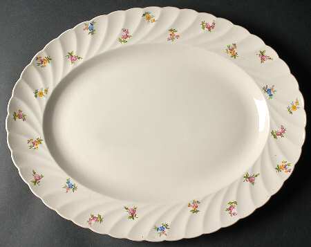 Dimity (No Trim) 15" Oval Serving Platter