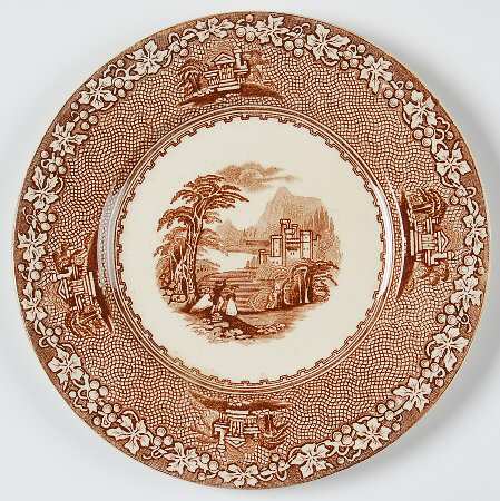 Jenny Lind All Brown (Round) by Royal Staffordshire