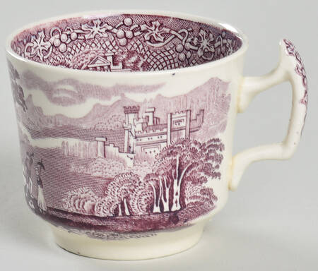 Jenny Lind Lavender (Round) Flat Demitasse Cup