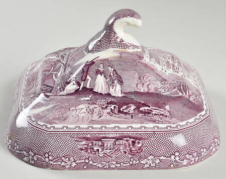 Jenny Lind Lavender (Round) Lid for Square Vegetable