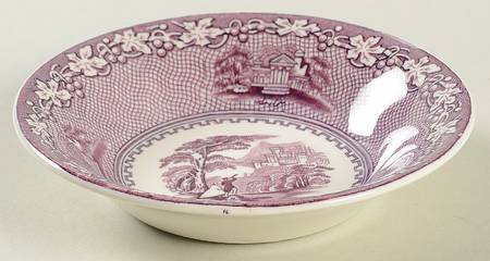 Jenny Lind Lavender (Round) Fruit/Dessert (Sauce) Bowl