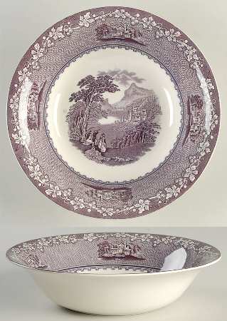 Jenny Lind Lavender (Round) 8" Round Vegetable Bowl