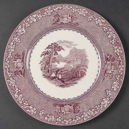 Jenny Lind Lavender (Round) Salad Plate