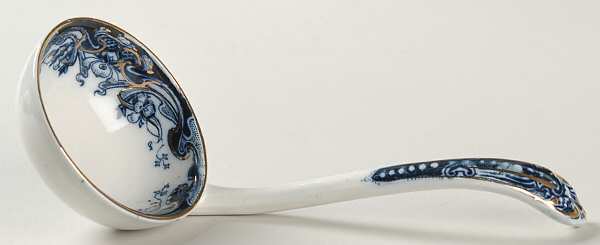 Renown Blue Gravy Ladle Solid Piece