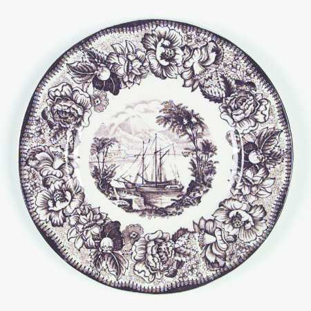 Safe Harbour Brown Bread & Butter Plate