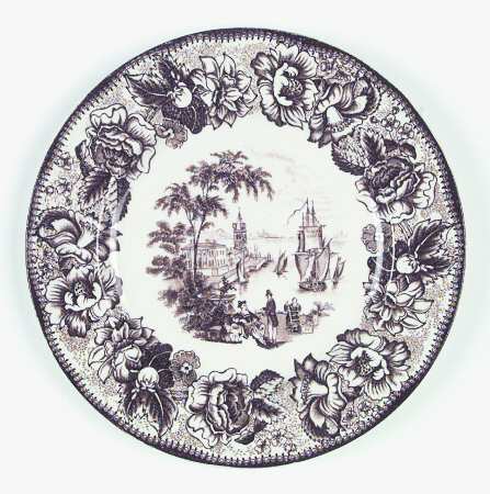 Safe Harbour Brown Salad Plate