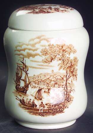 Safe Harbour Brown Medium Canister & Lid