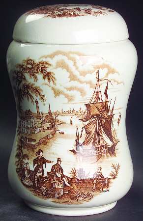 Safe Harbour Brown Large Canister & Lid