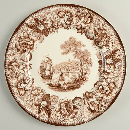 Safe Harbour Brown Dinner Plate