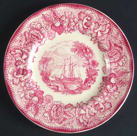 Safe Harbour Red Bread & Butter Plate