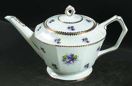 Sweet Violets Teapot & Lid