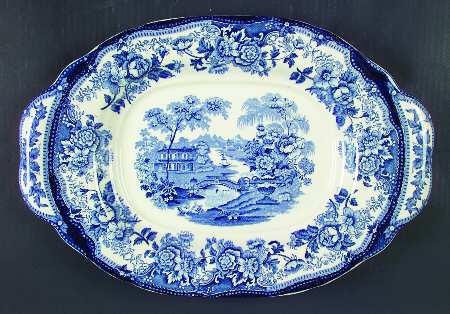 Tonquin Blue Underplate for Tureen