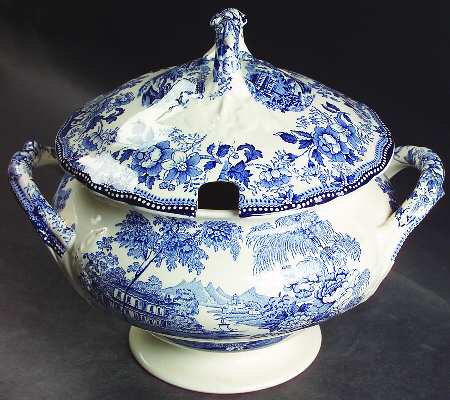 Tonquin Blue Small Tureen & Lid