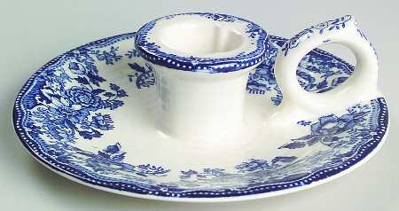 Tonquin Blue Candleholder