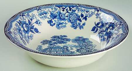 Tonquin Blue 8" Round Vegetable Bowl