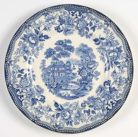 Tonquin Blue Luncheon Plate