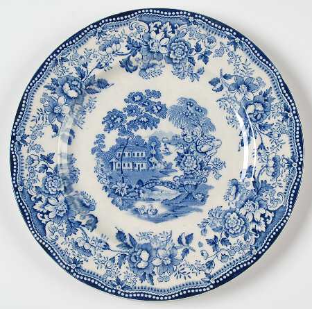 Tonquin Blue Salad Plate