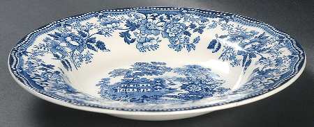 Tonquin Blue Rim Soup Bowl